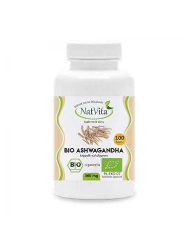Ashwagandha Bio 360 mg, 100 κάψουλες