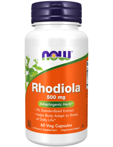 Rhodiola 500 mg, 60 Veg Κάψουλες