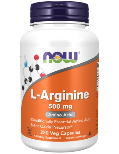 L-αργινίνη 500 mg, 250 καπάκια.