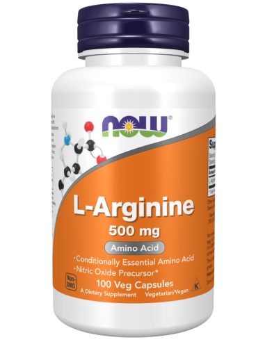 L-αργινίνη 500 mg, 100 καπάκια.
